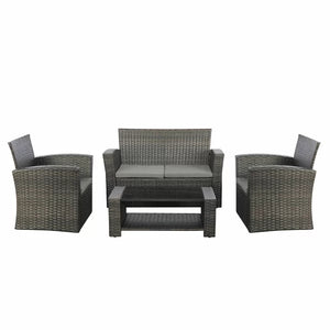 Jason 4 Piece Sofa Seating Group with Cushions