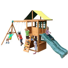 Load image into Gallery viewer, Sunray Wooden Swing Set