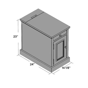 Lamini End Table With Storage