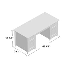 Load image into Gallery viewer, Wendel Executive Desk