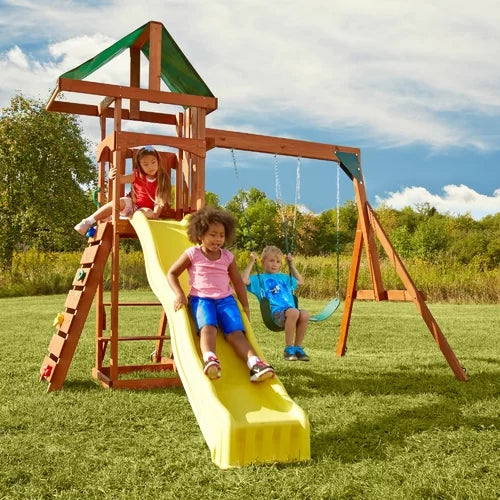 Climber Wood Swing Set
