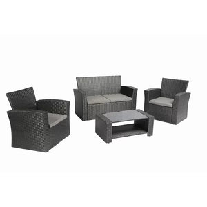 Jason 4 Piece Sofa Seating Group with Cushions