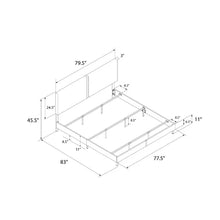 Load image into Gallery viewer, Simon Upholstered Panel Bed
