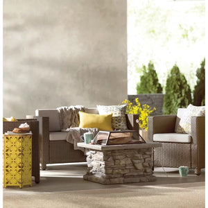 Cooper 4 Piece Rattan Sofa Set with Cushions