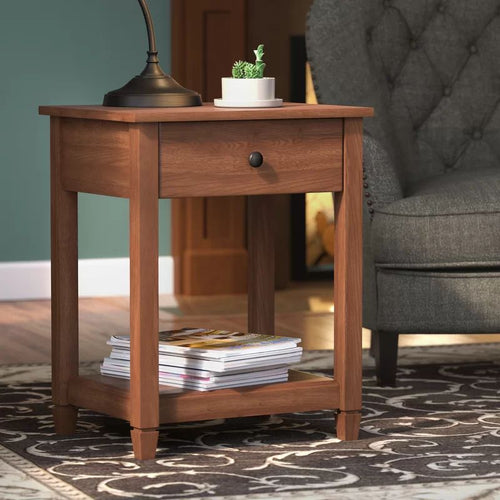 Torno End Table With Storage