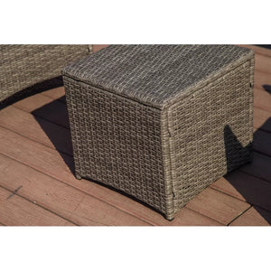 Josh 3 Piece Rattan 2 Person Seating Group with Cushions