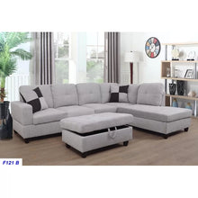 Load image into Gallery viewer, Monique Sectional with Ottoman