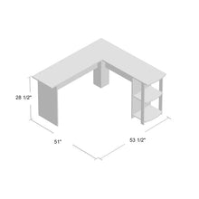 Load image into Gallery viewer, Sabrina L-Shape Computer Desk