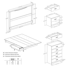 Load image into Gallery viewer, Covan Queen Platform Bedroom Set